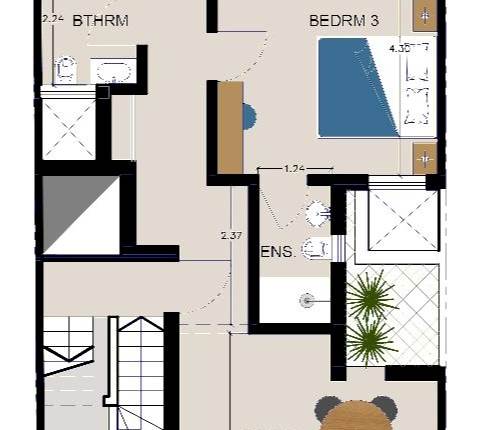 Rabat- 3 bedroom Apartment + lift 