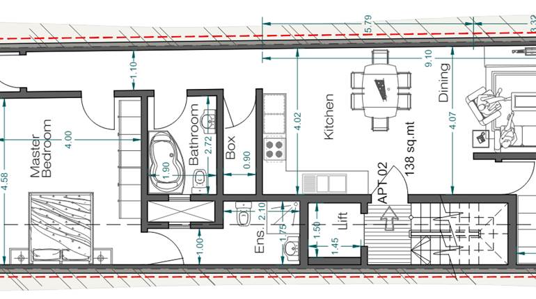 San Pawl il-Bahar - 2nd Floor 3 Bedroom Apartment