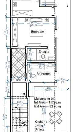 Mosta - 3 Bedroom Elev. GF Maisonette - On Plan