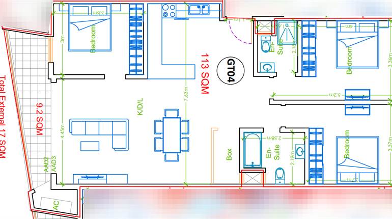 Mosta - 3 bedroom Second Floor Apartment