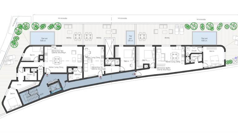 Fgura - 1 Bedroom Penthouse With Pool On Plan 