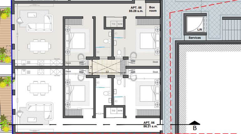 Fgura - 2 Bedroom Apartment On Plan 