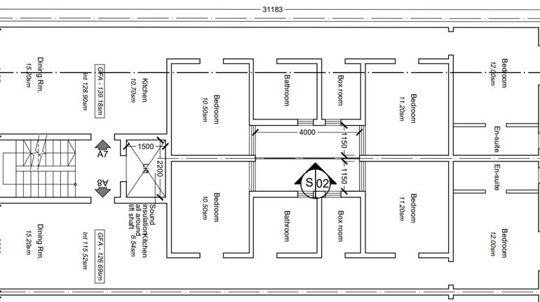 Paola - 3 bedroom apartment A8 shell form