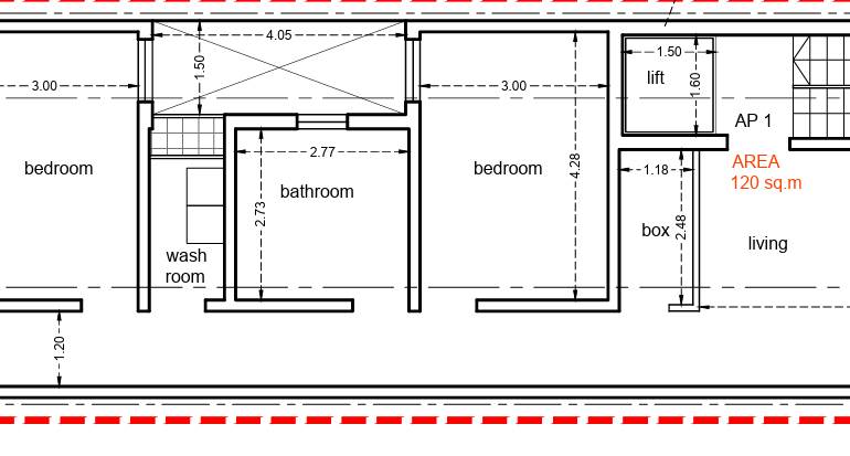 Iklin - 2nd Floor 3 Bedroom Fully Finished Apt