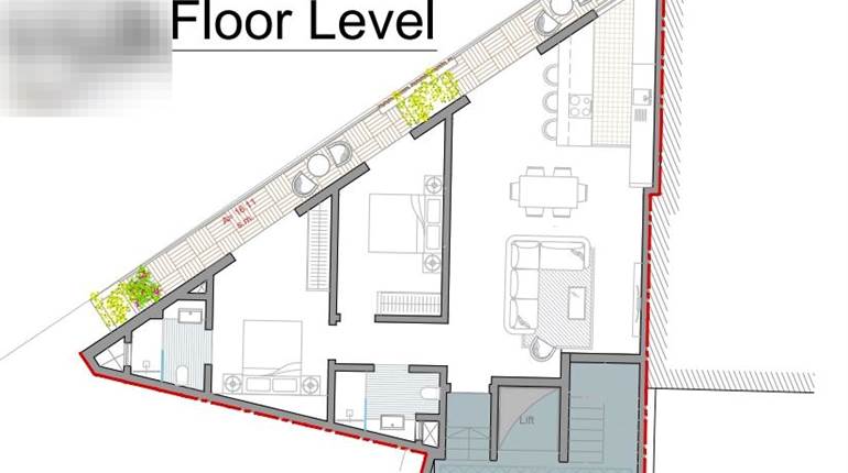 Birzebbugia - 2 Bedroom Apartment - On Plan