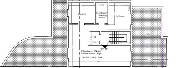 Qormi - 2 Bedroom Apartment On Plan Large Terraces